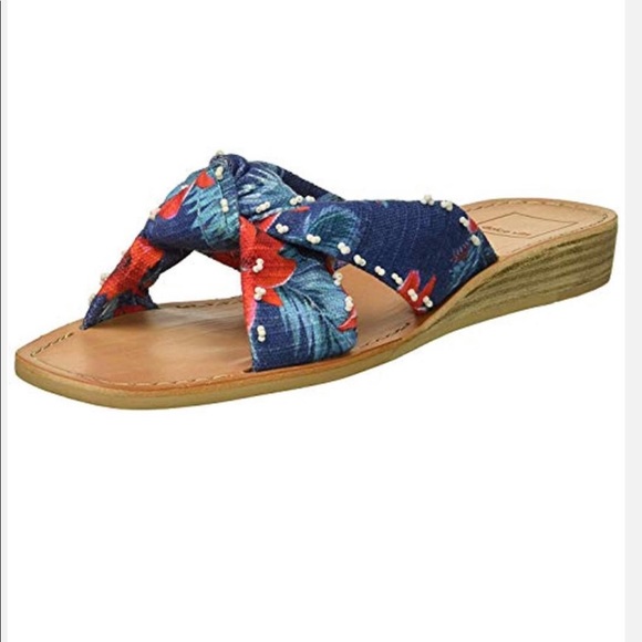 Dolce Vita Haviva Blue Multi Color Sandal💥2 SIZES - Picture 3 of 6